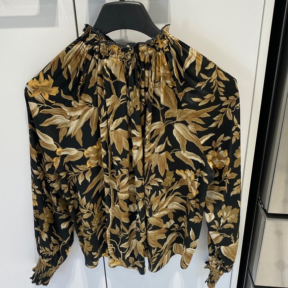 Like New H&M Patterned Blouse - Size EU 34 - Picture 2 of 3